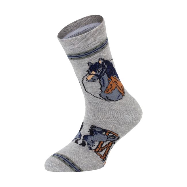 6 Paar TippTexx 24 Kinder Socken Pferde